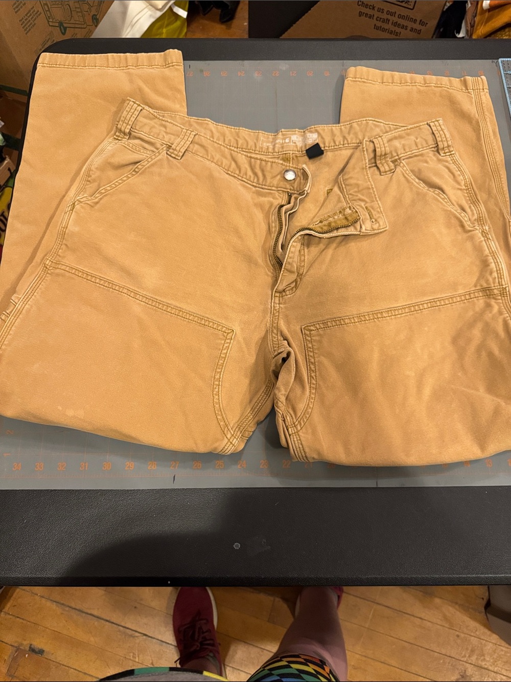 Carhartt Brown Workwear Carpenter Pants